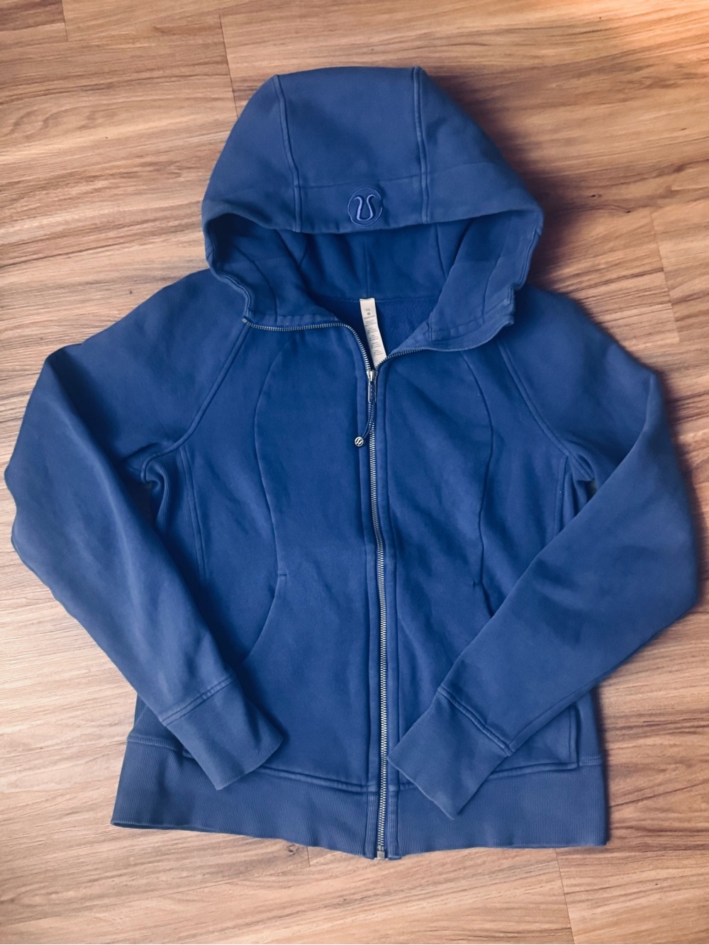 lululemon athletica Women’s cobalt Blue Full-Zip Hooded Sweatshirt